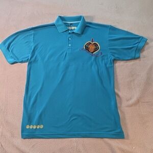 Luxury Embroidered Polo Shirt Men's Large Rare Ornate Crest Statement Heirloom